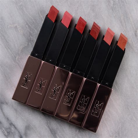 ysl matte lipstick stain swatches|ysl lipstick price.